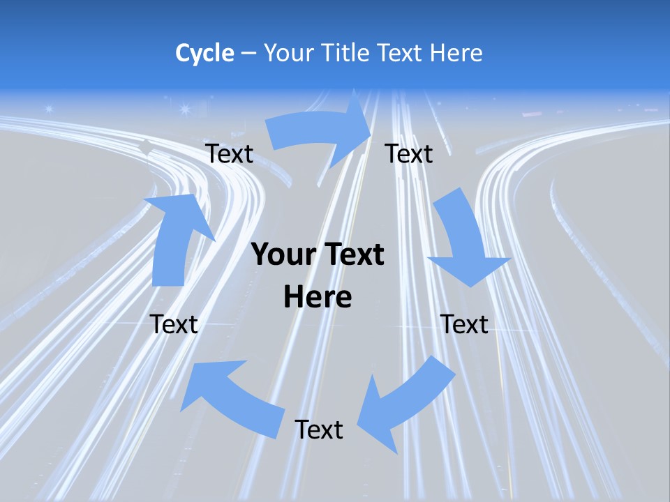 Washington Buildings Night PowerPoint Template