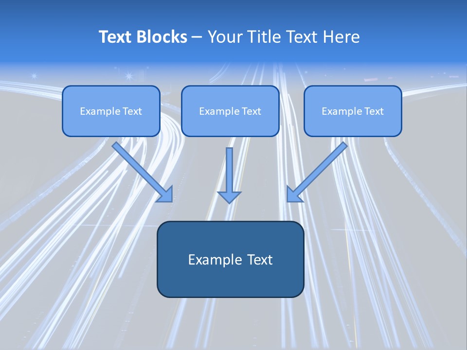 Washington Buildings Night PowerPoint Template
