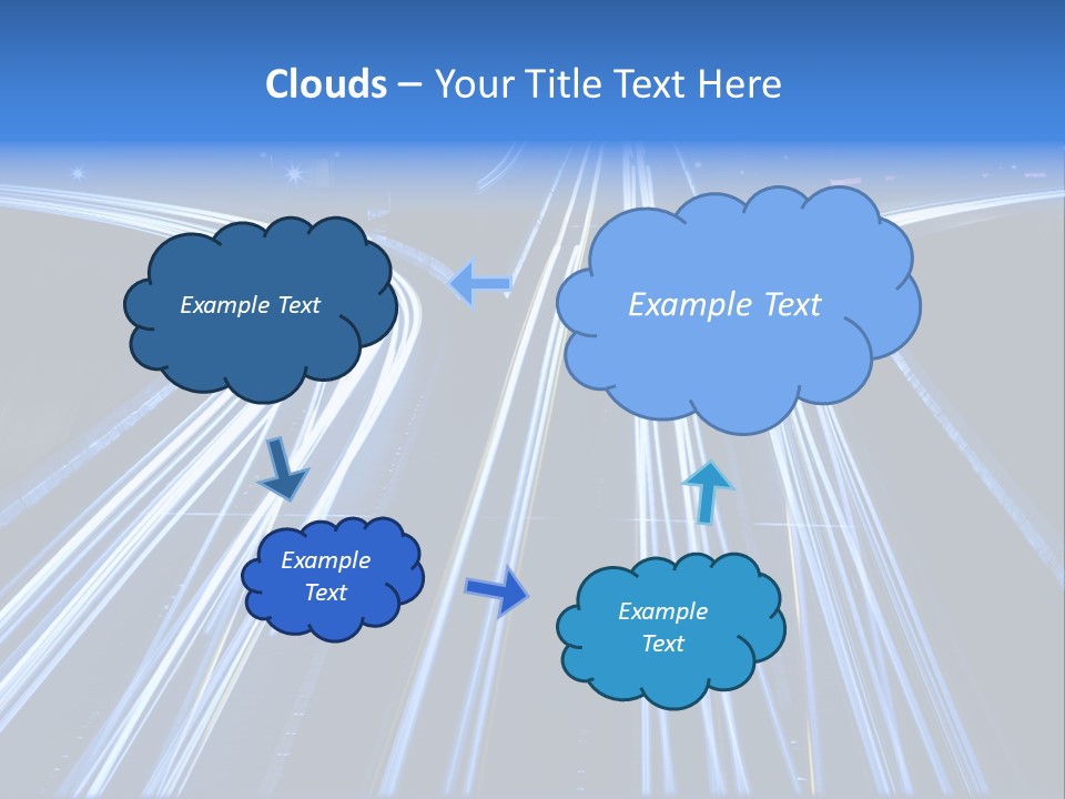 Washington Buildings Night PowerPoint Template