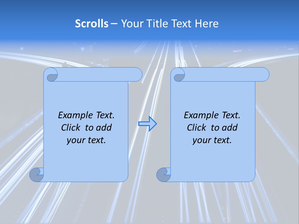 Washington Buildings Night PowerPoint Template