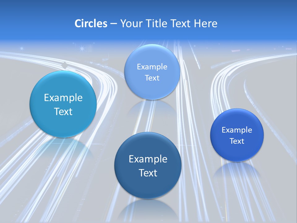 Washington Buildings Night PowerPoint Template