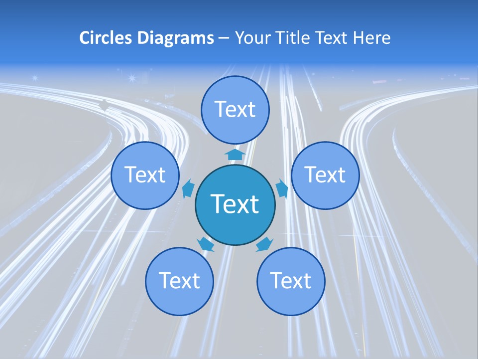 Washington Buildings Night PowerPoint Template