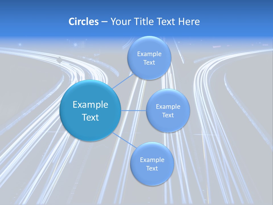 Washington Buildings Night PowerPoint Template