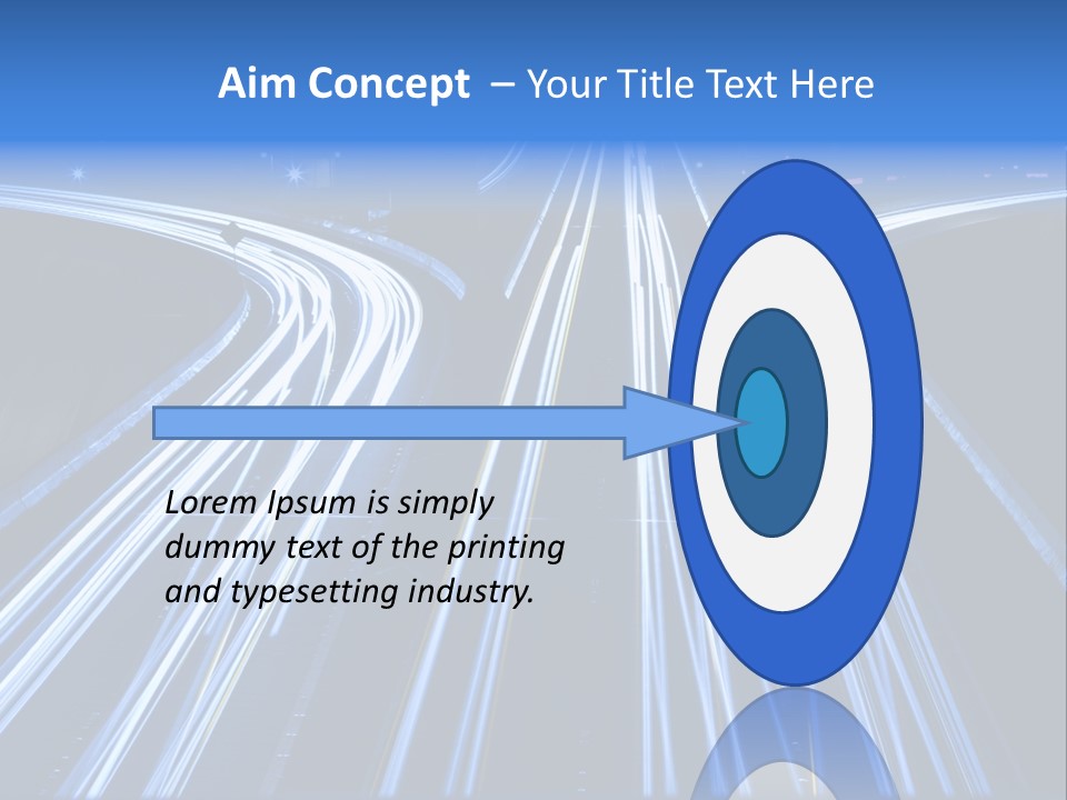 Washington Buildings Night PowerPoint Template