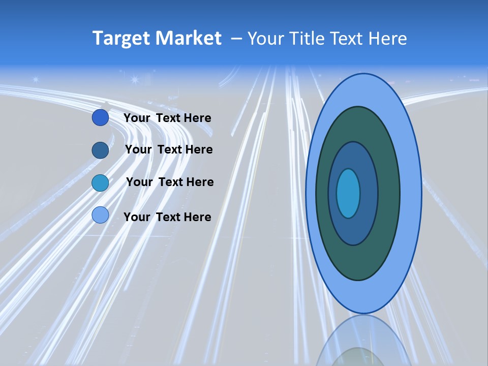 Washington Buildings Night PowerPoint Template