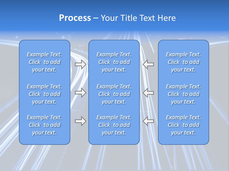 Washington Buildings Night PowerPoint Template