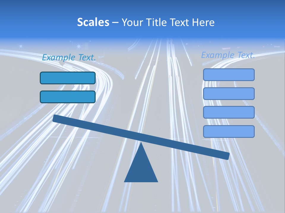 Washington Buildings Night PowerPoint Template