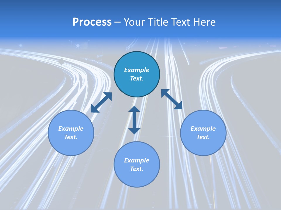 Washington Buildings Night PowerPoint Template