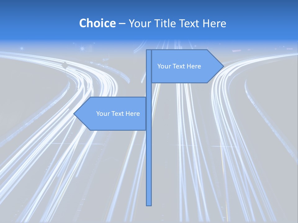 Washington Buildings Night PowerPoint Template