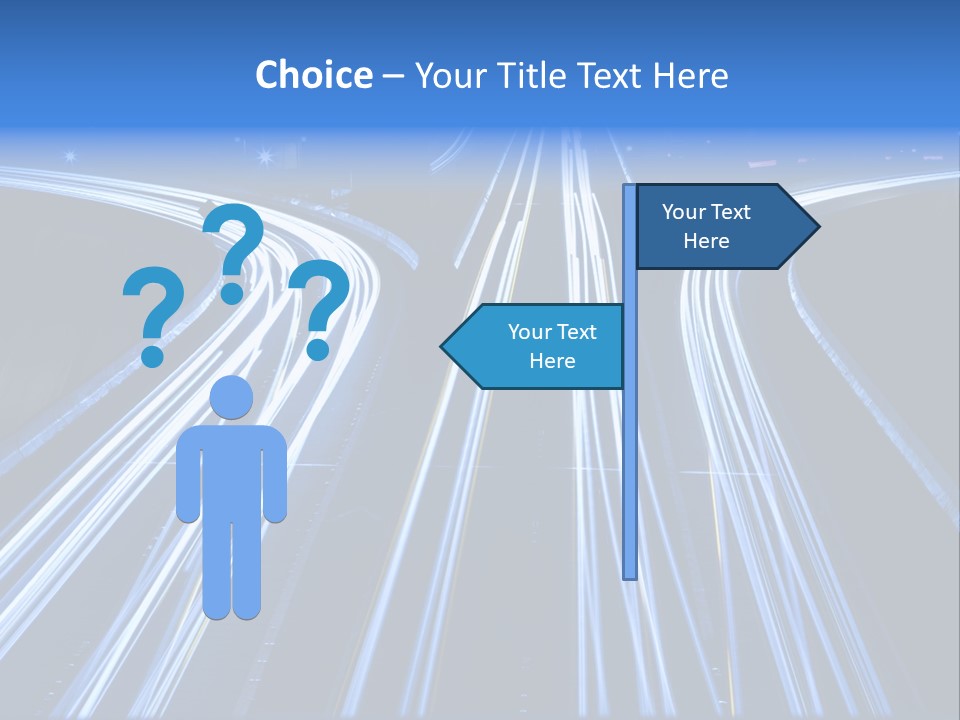 Washington Buildings Night PowerPoint Template