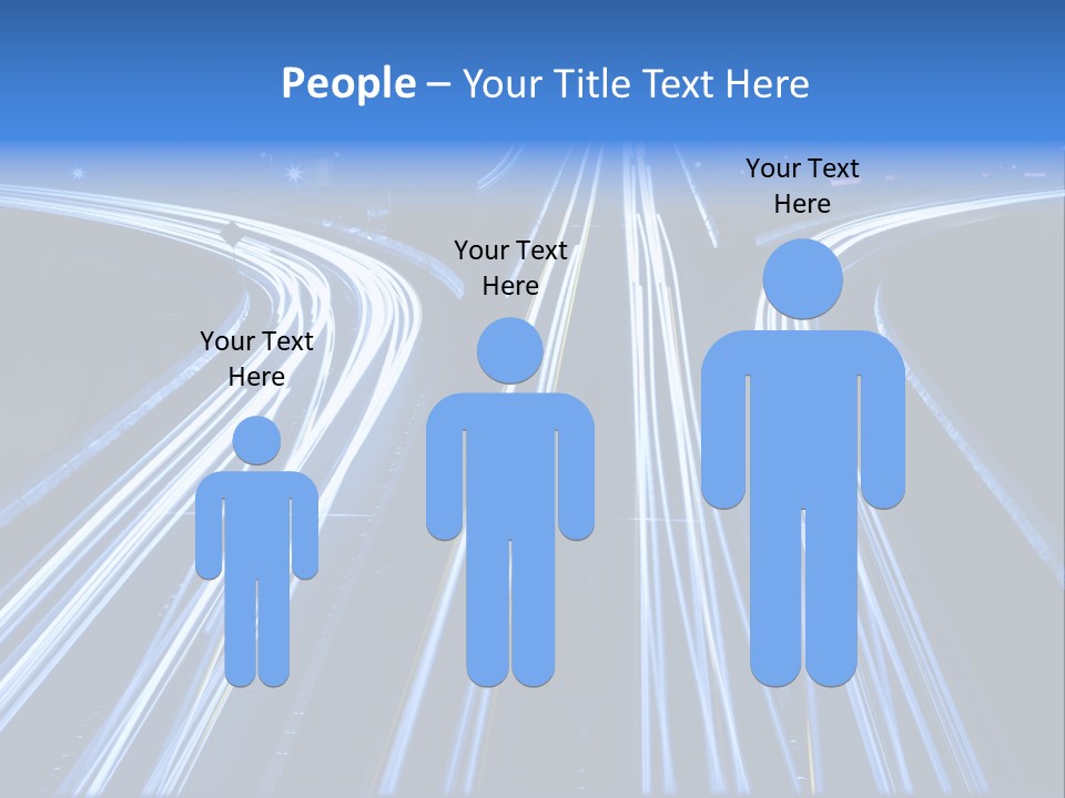 Washington Buildings Night PowerPoint Template