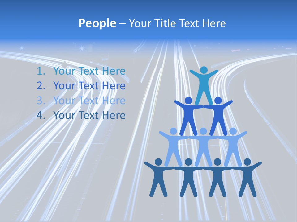 Washington Buildings Night PowerPoint Template