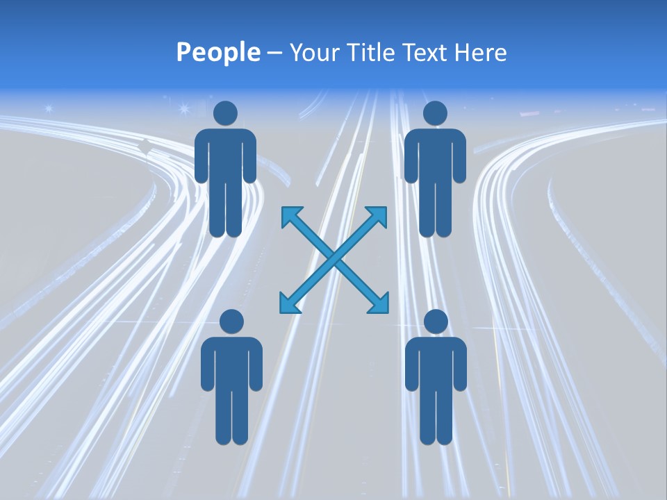 Washington Buildings Night PowerPoint Template