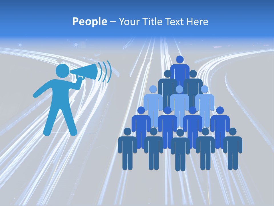 Washington Buildings Night PowerPoint Template