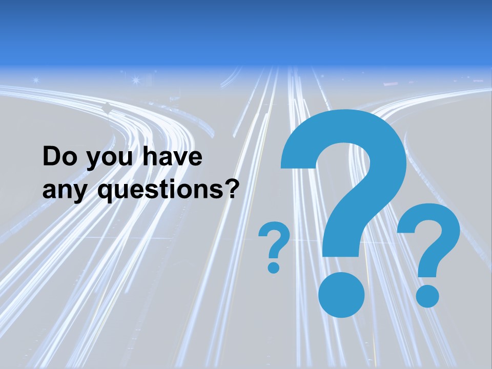 Washington Buildings Night PowerPoint Template