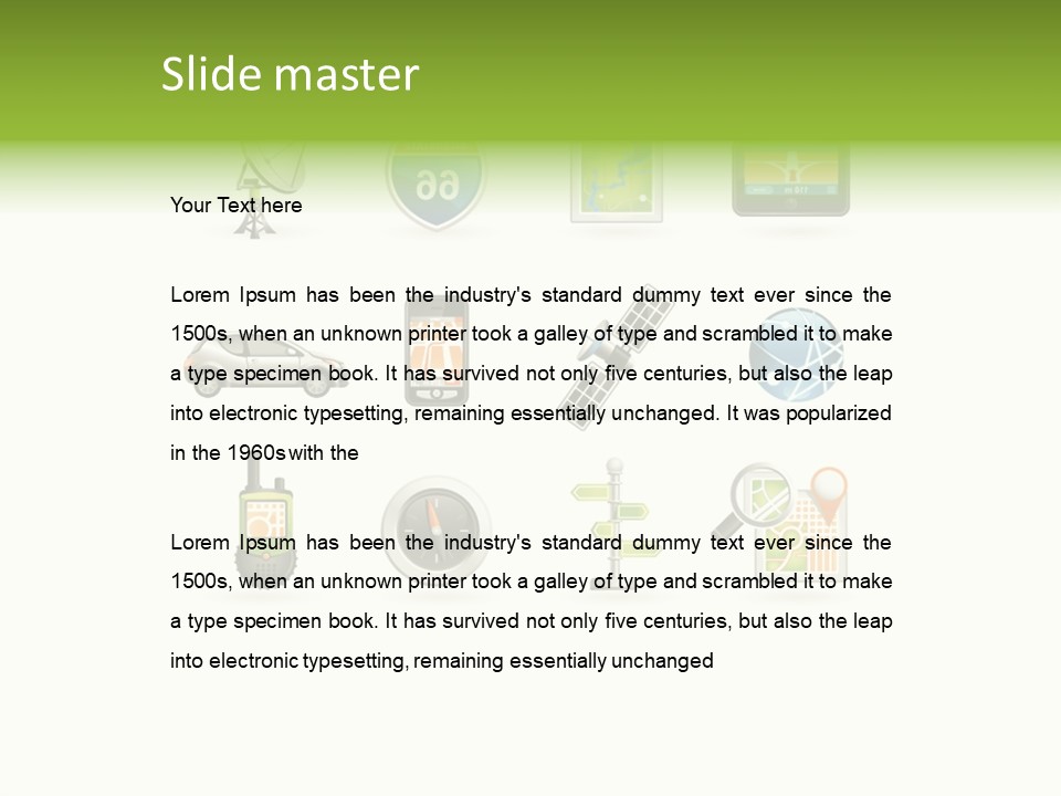 Global Rose System PowerPoint Template