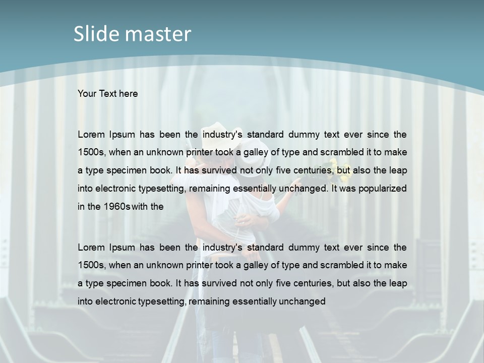 Concept Female Roses PowerPoint Template