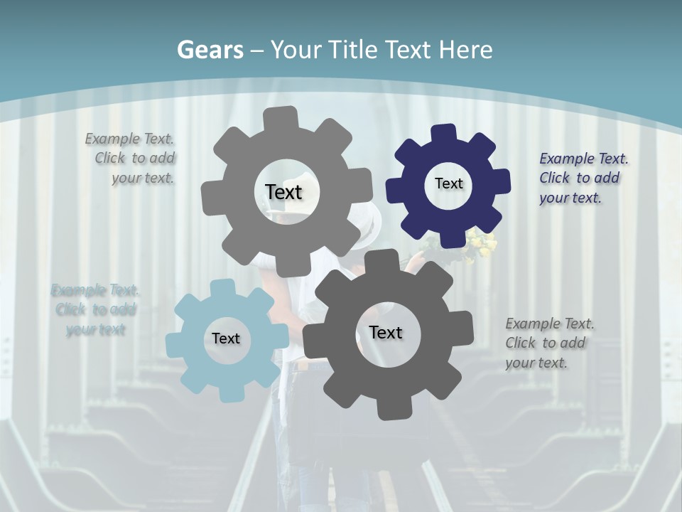 Concept Female Roses PowerPoint Template