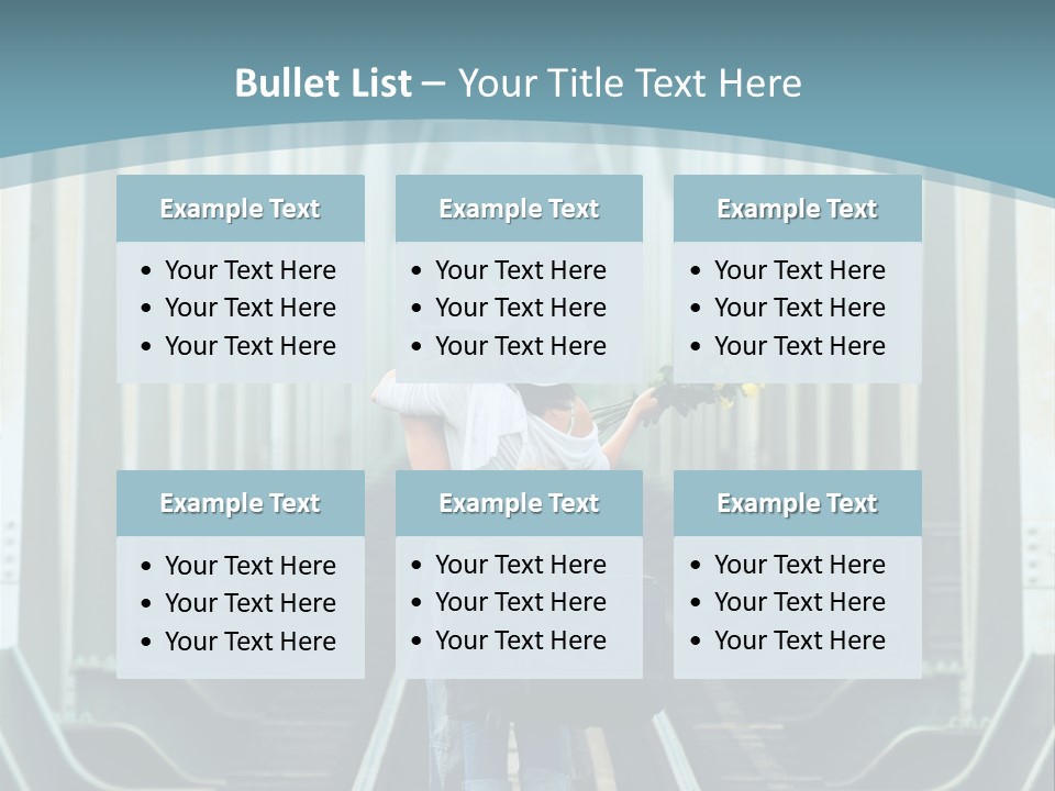 Concept Female Roses PowerPoint Template