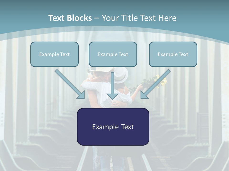 Concept Female Roses PowerPoint Template