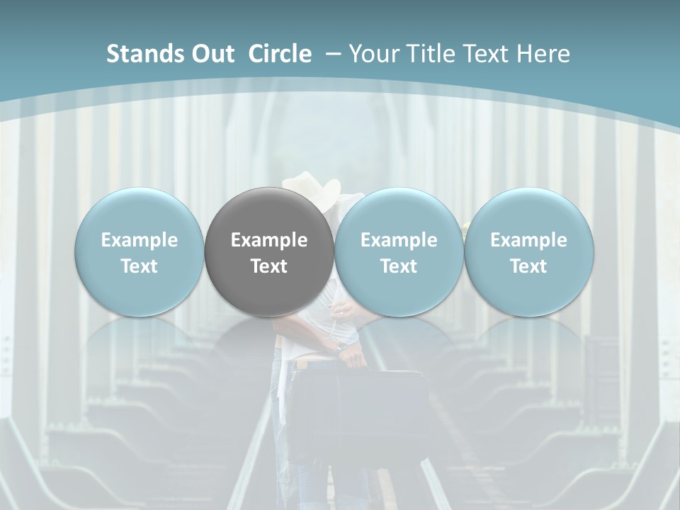 Concept Female Roses PowerPoint Template