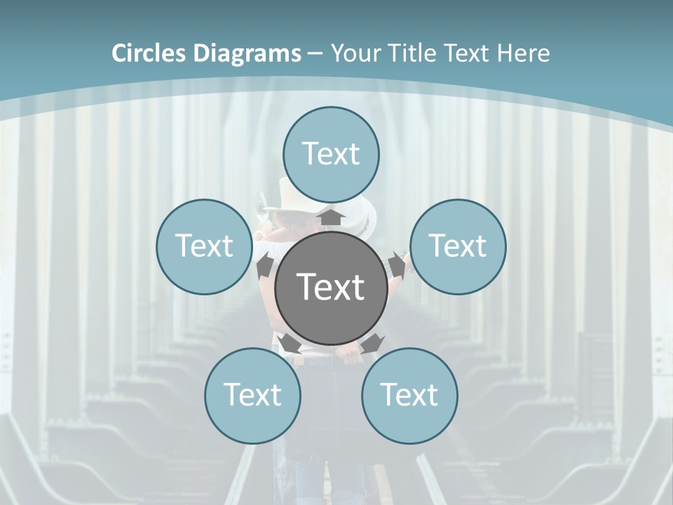 Concept Female Roses PowerPoint Template