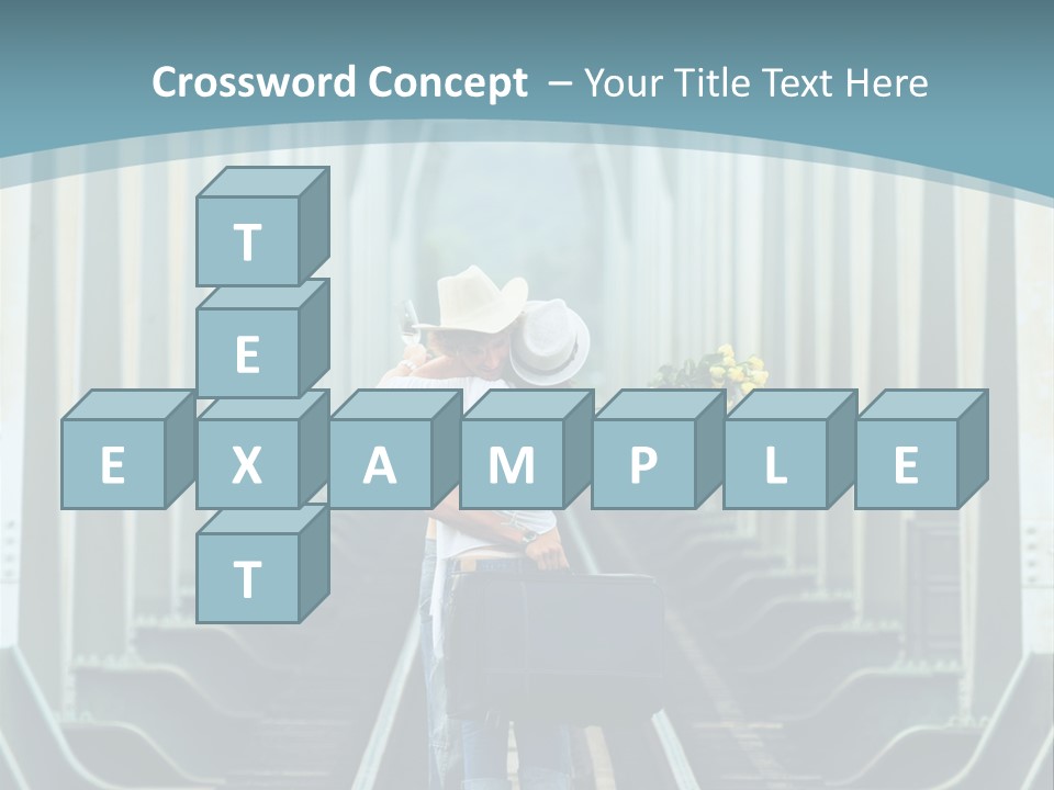 Concept Female Roses PowerPoint Template