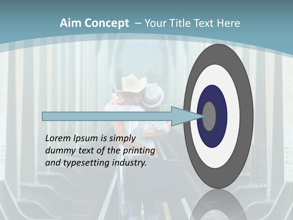 Concept Female Roses PowerPoint Template