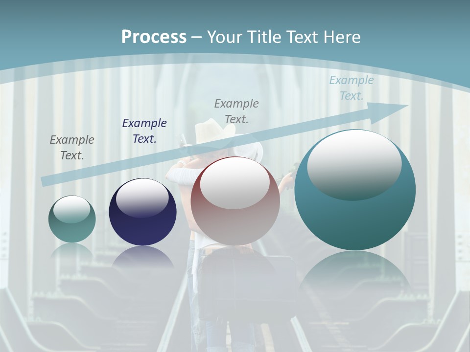 Concept Female Roses PowerPoint Template