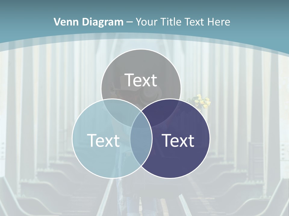 Concept Female Roses PowerPoint Template