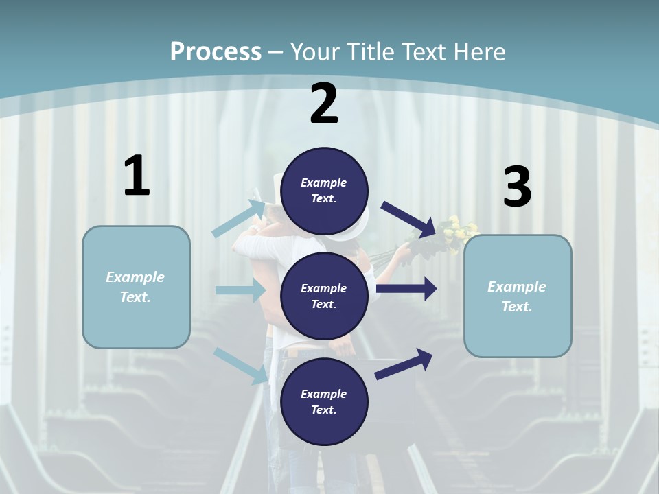 Concept Female Roses PowerPoint Template