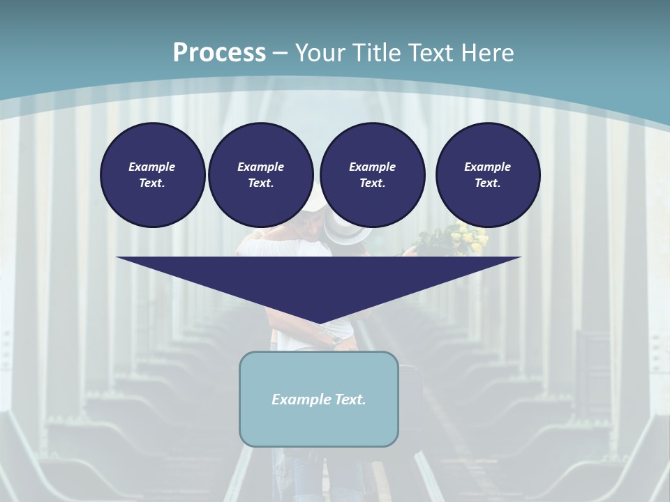 Concept Female Roses PowerPoint Template