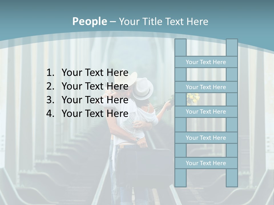 Concept Female Roses PowerPoint Template