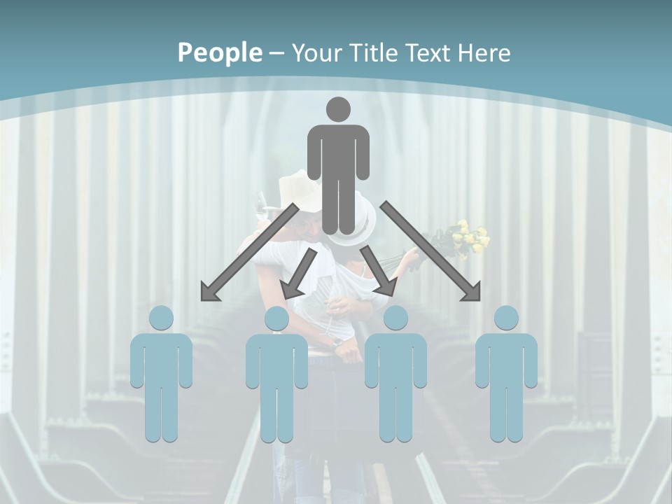 Concept Female Roses PowerPoint Template