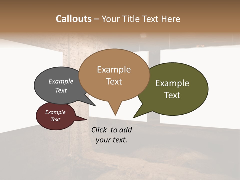 Paints Picture Lights PowerPoint Template
