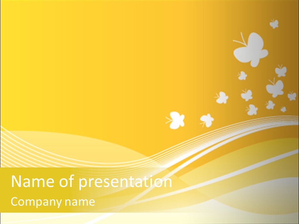 Orange Graphic Page PowerPoint Template