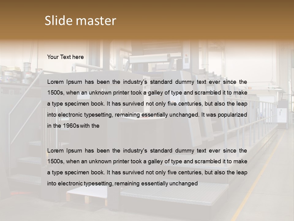 Publish Color Ink PowerPoint Template