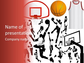 Leaping Uniform Gear PowerPoint Template