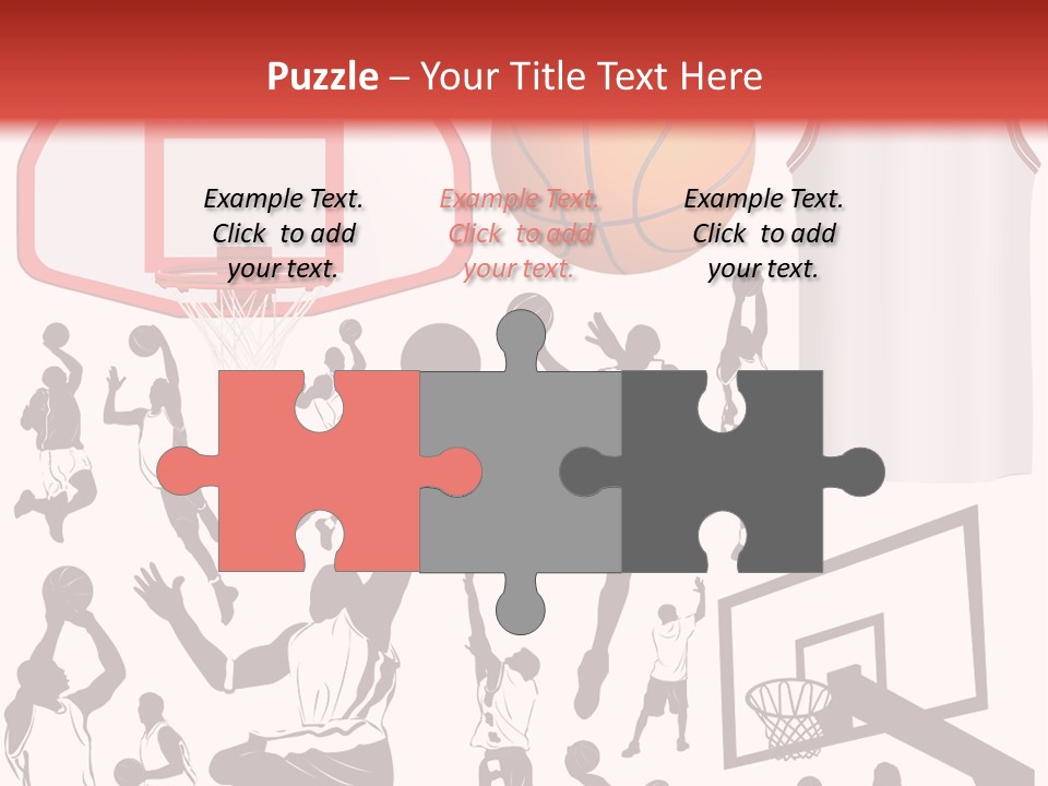 Leaping Uniform Gear PowerPoint Template