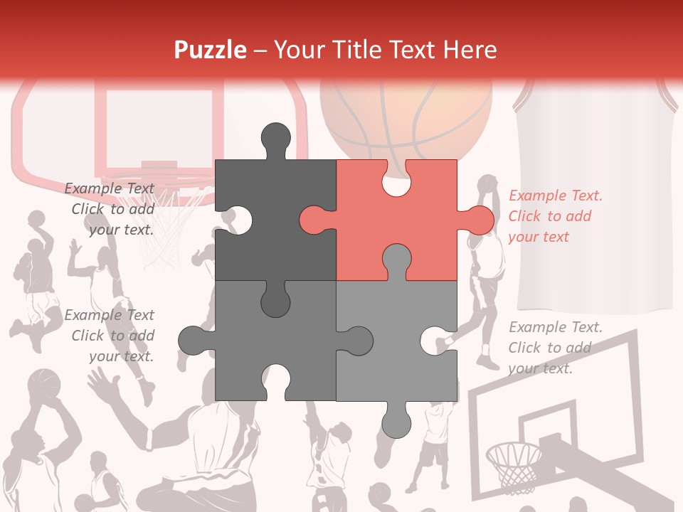 Leaping Uniform Gear PowerPoint Template