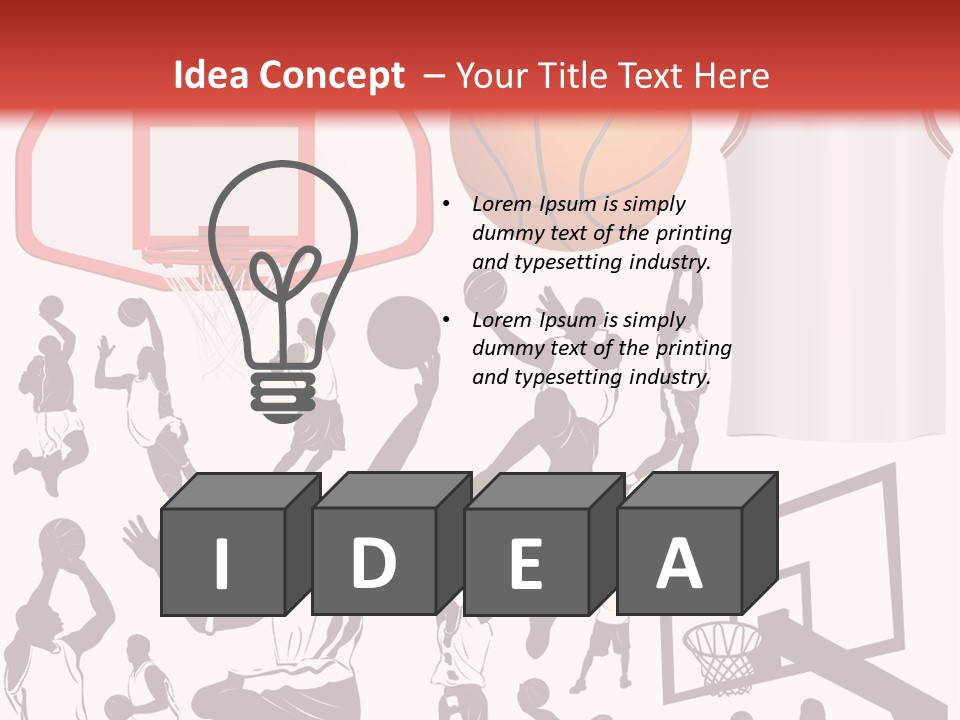 Leaping Uniform Gear PowerPoint Template