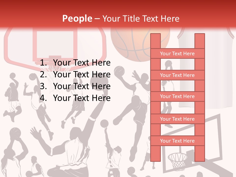 Leaping Uniform Gear PowerPoint Template