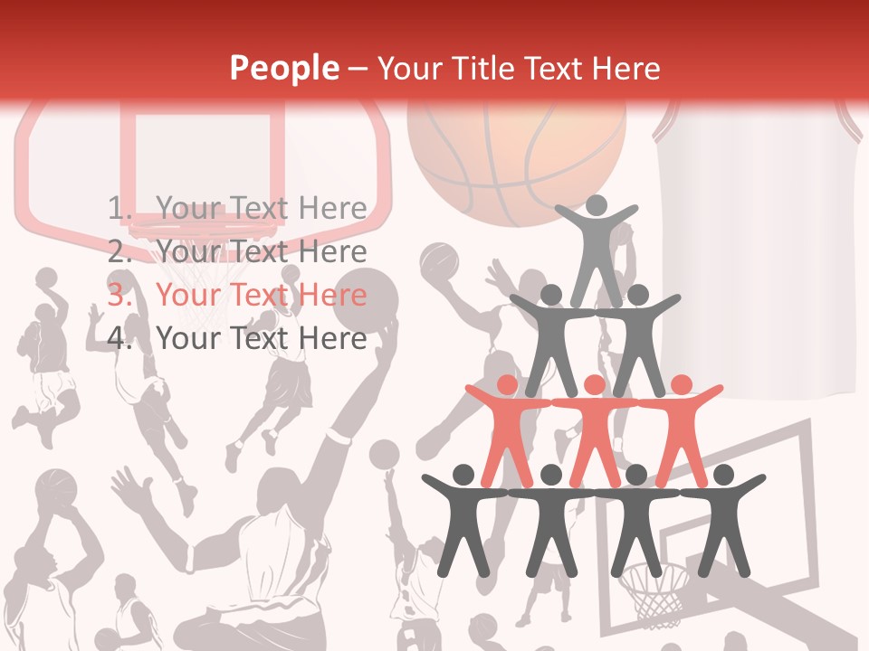 Leaping Uniform Gear PowerPoint Template