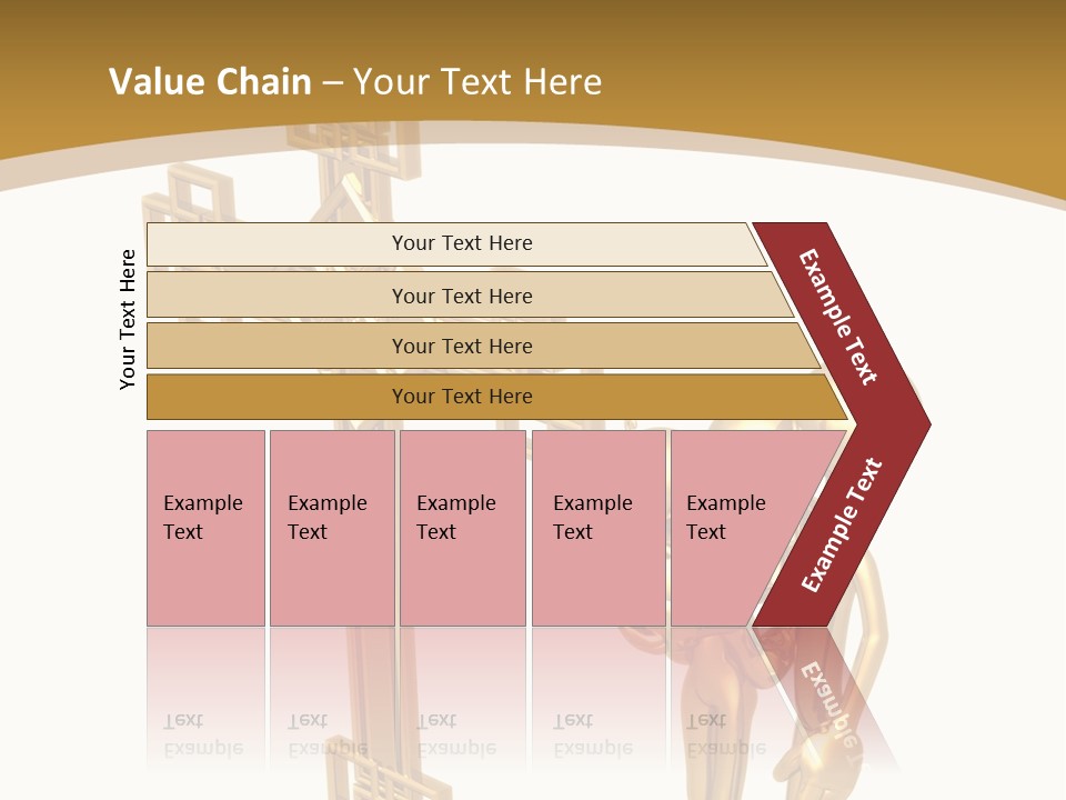 Person Gold Together PowerPoint Template