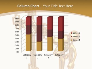 Person Gold Together PowerPoint Template