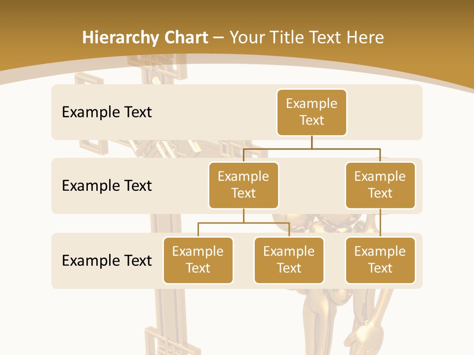 Person Gold Together PowerPoint Template