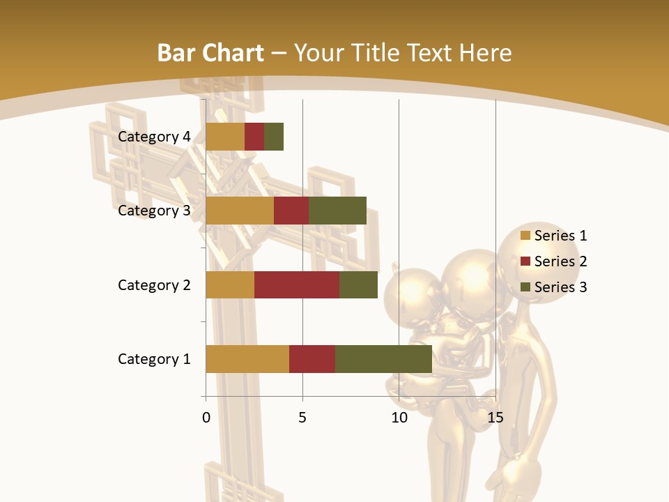 Person Gold Together PowerPoint Template