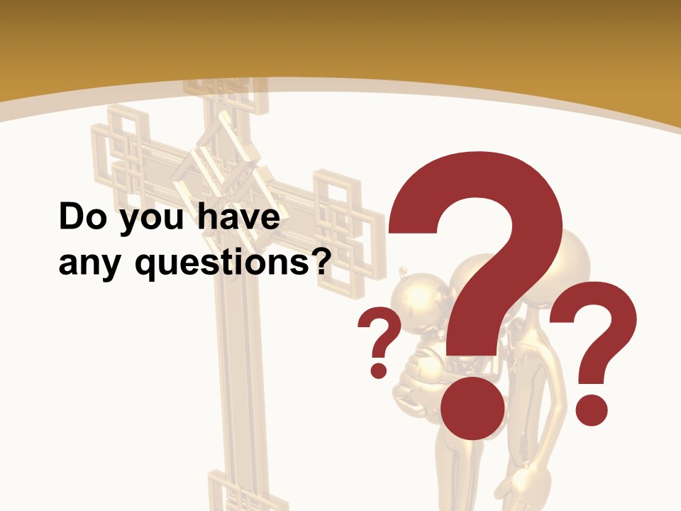 Person Gold Together PowerPoint Template