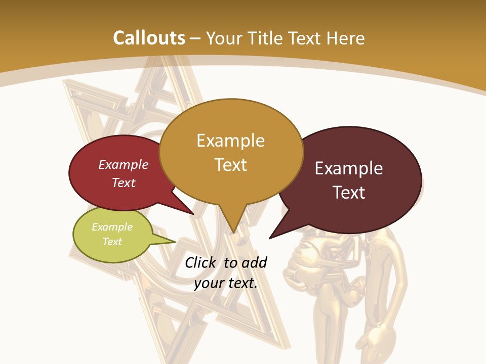 Communication Toon Judaism PowerPoint Template