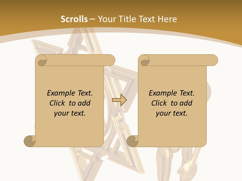 Communication Toon Judaism PowerPoint Template